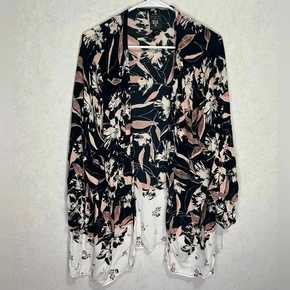 BILLABONG Floral Boho Cover-up Kimono Size Small to Medium (A3) - Picture 1 of 6